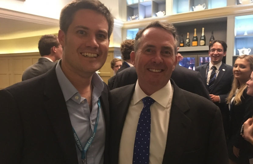 Liam Fox and James Tumbridge