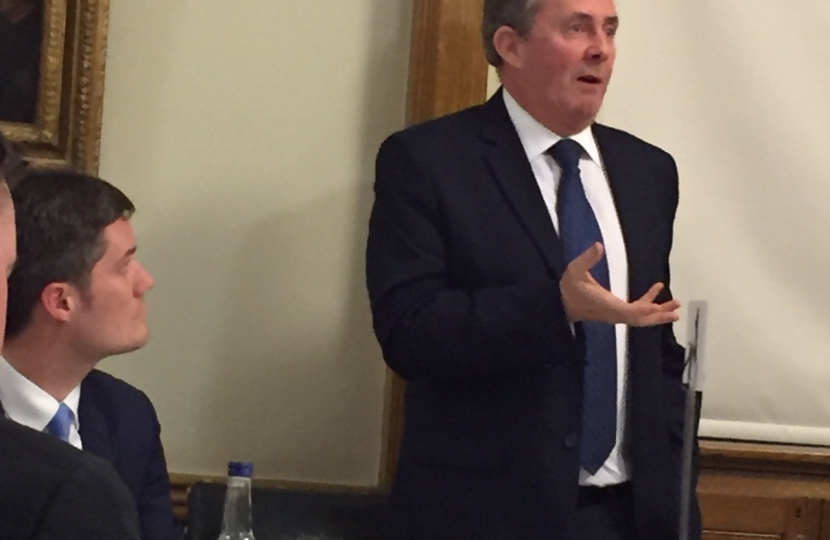 Liam Fox and James Tumbridge