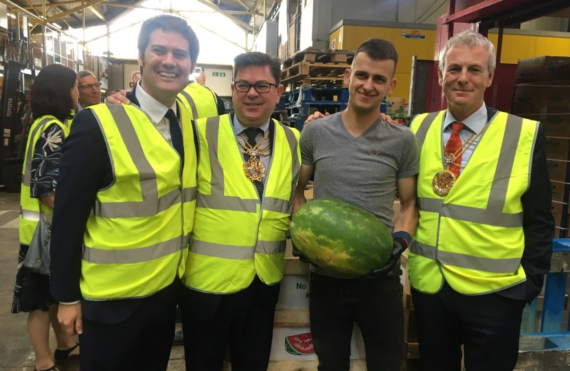 James Tumbridge the sheriffs and a Melon