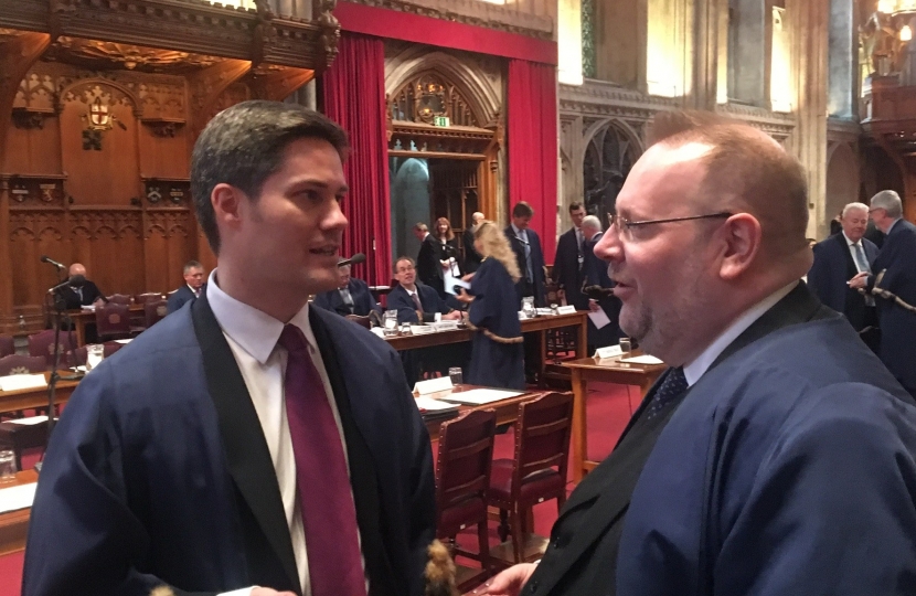 James Tumbridge and Edward Lord prepare for Common Council