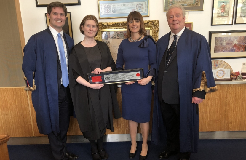 James Tumbridge Freedom of London for Sophie Timms 