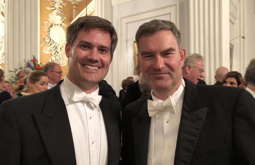 James Tumbridge and David Gauke MP