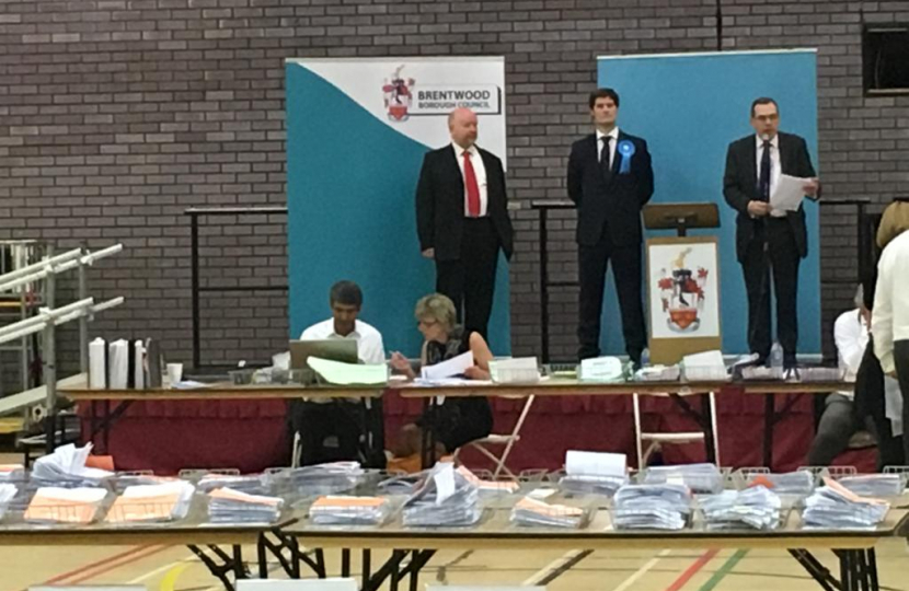 James Tumbridge elected in Shenfield