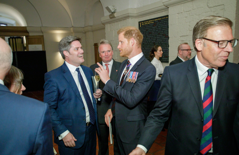 James Tumbridge and Prince Harry