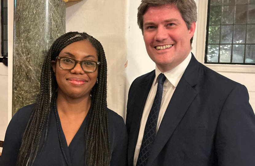 James Tumbridge and Kemi Badenoch