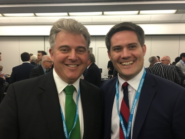 Brandon Lewis MP and James Tumbridge