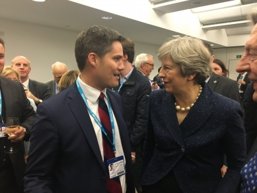 James Tumbridge and Theresa May