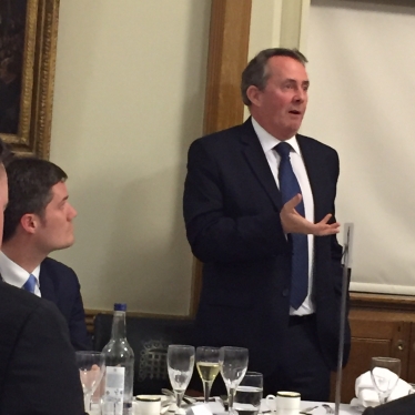 Liam Fox and James Tumbridge