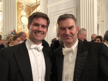 James Tumbridge and David Gauke MP