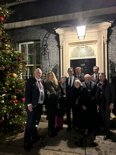 Alex Burghart and James Tumbridge Downing Street