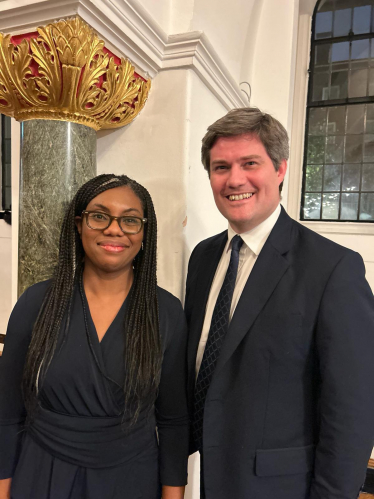 James Tumbridge and Kemi Badenoch